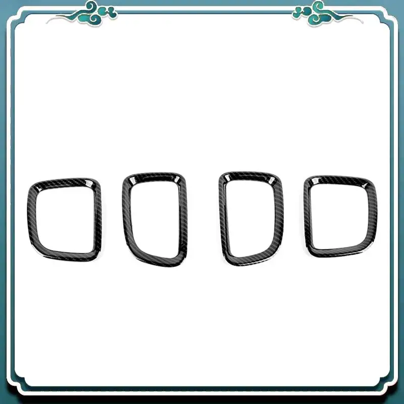 

ABTU-Car Dashboard Air Vent Outlet Trim Cover Frame For Dodge Durango 2011-2020 Accessories Kit Parts - ABS Carbon Fiber