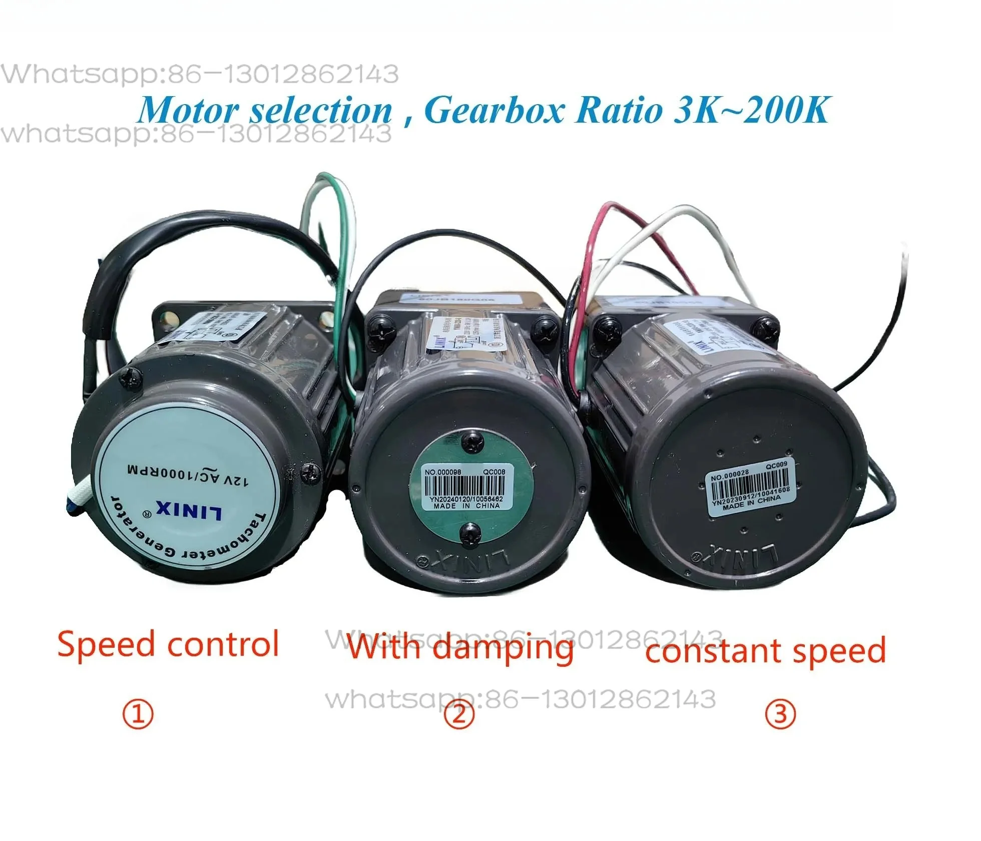 60Hz 4W 60mm Single-Phase YN60-220-4C-8 for South Korea - Waste Disposal Machine AC Gear Motor