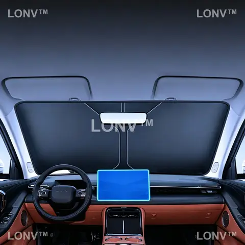 Car Sunshade For GAC AION V 2025 2026 2027  Front Windshield Shade Cover Foldable Sun Shade Anti-UV Heat Insulation Accessories