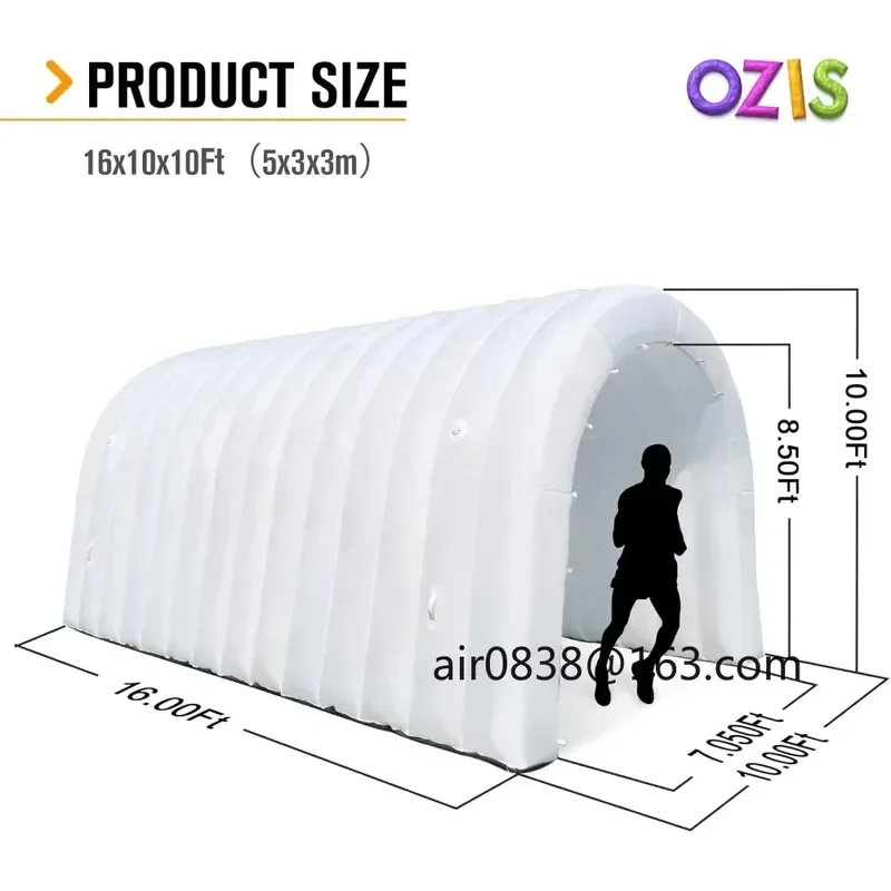 2026Oxford Inflatable Sports Tunnel Entrance with Blower for Business Advertising Event Exhibition Promotion