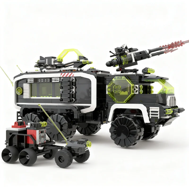 

1250pcs MOC Blacktron II Mobile Base Space Model Building Blocks Architecture Toy Christmas Gifts Brick Kids Education DIY Idea