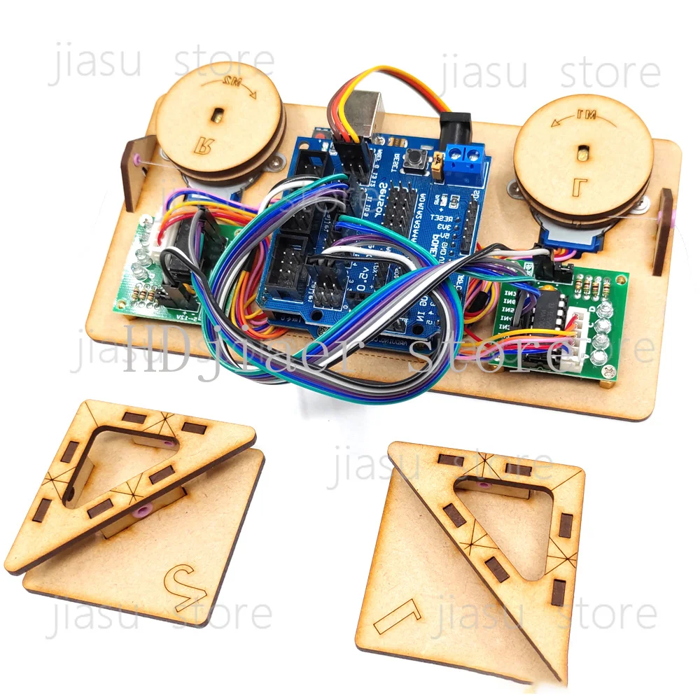 

Arduino Wall Painting Robot DIY Kit – Cable Plotter Motor & Polar Graph Stepper Motor, Programmable Toy for Robot Projects