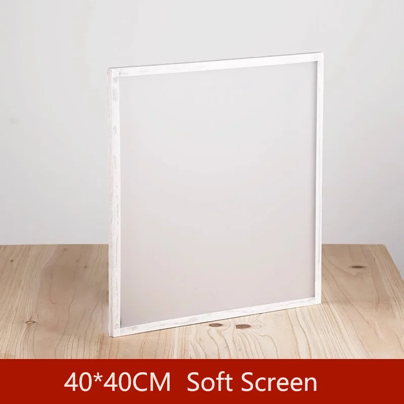 Selens 40*40CM Desktop Soft Light Screen Paper Waterproof Soft Light Plate With Stainless Steel Frame For Jewelry Photo Shooting