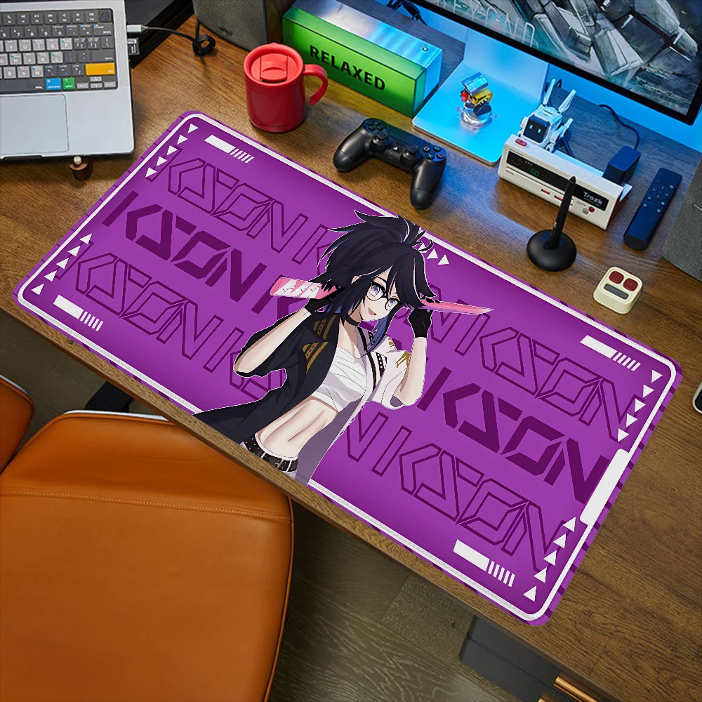 Mouse Pad Large VShojo Kson X V1 Tech Gaming Accessories Mousepad Anime Gamer Keyboard Desk Mat Pc Cabinet Games Computer Desks