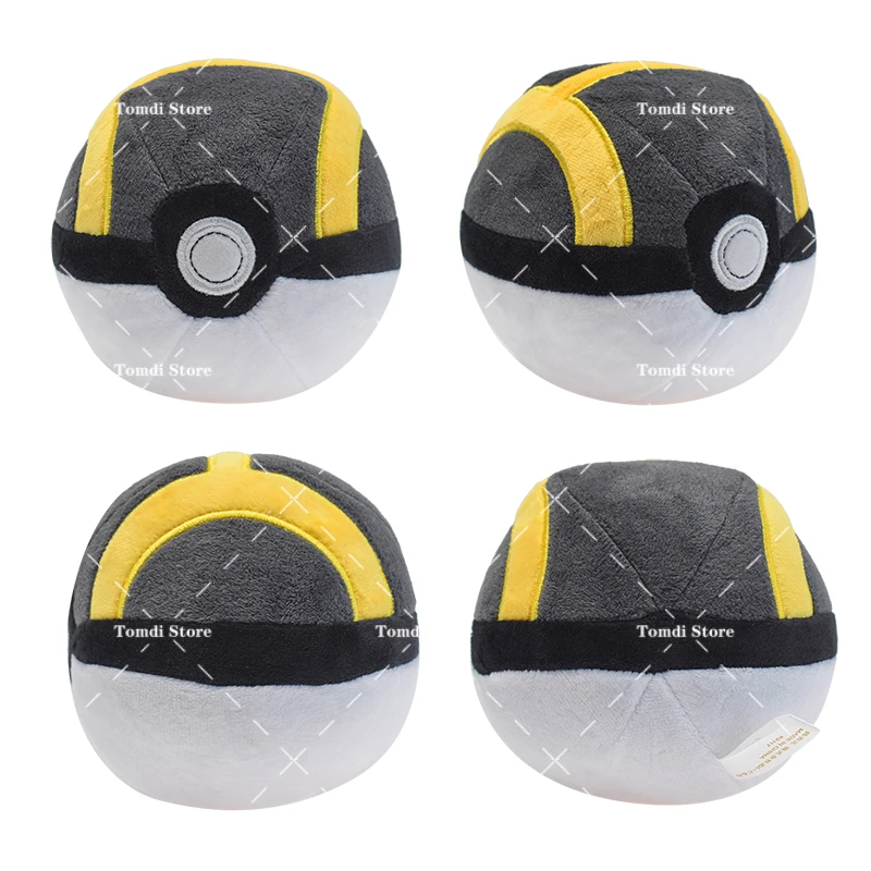 TAKARA TOMY  Pokemon 4PCS Poké Ball Stuffed Toy Plush Doll Pocket Monster Children's Toy Pokemon Plush Pendant Kids Gifts