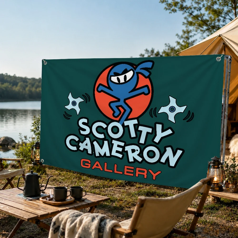 Golf S-Scotty C-Cameron Brand flag Decoration Outdoor Picnic Party Art Hanging Home Camping Party Banner