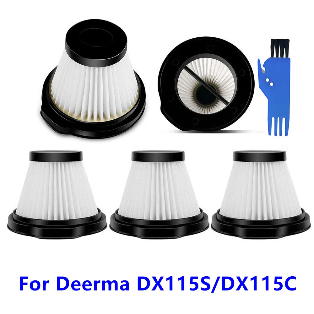 Фильтры HEPA для Deerma DX115S/DX115C, аксессуары для пылесосов Deerma DX115S/DX115C