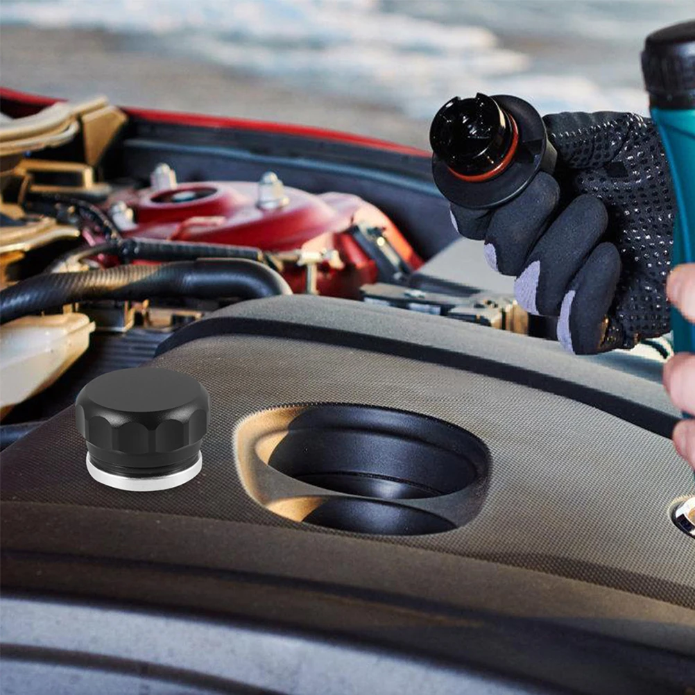 

2.5 Inch Replacement Metal Water Automotive Oil Lid Accessories Durable Aluminum Alloy Cover Precision Welded Easy Install Car