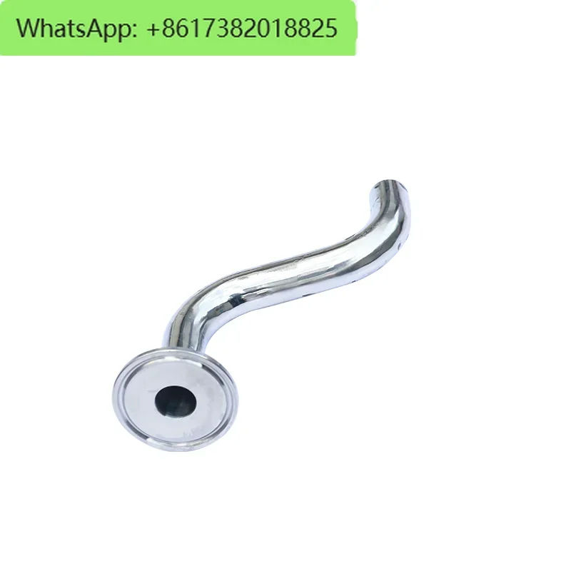 

304 Sanitary Quick Installation S-Bend Chuck Bend Food Pharmaceutical Pagoda Leather Pipe Joint Medical Purification Faucet 316