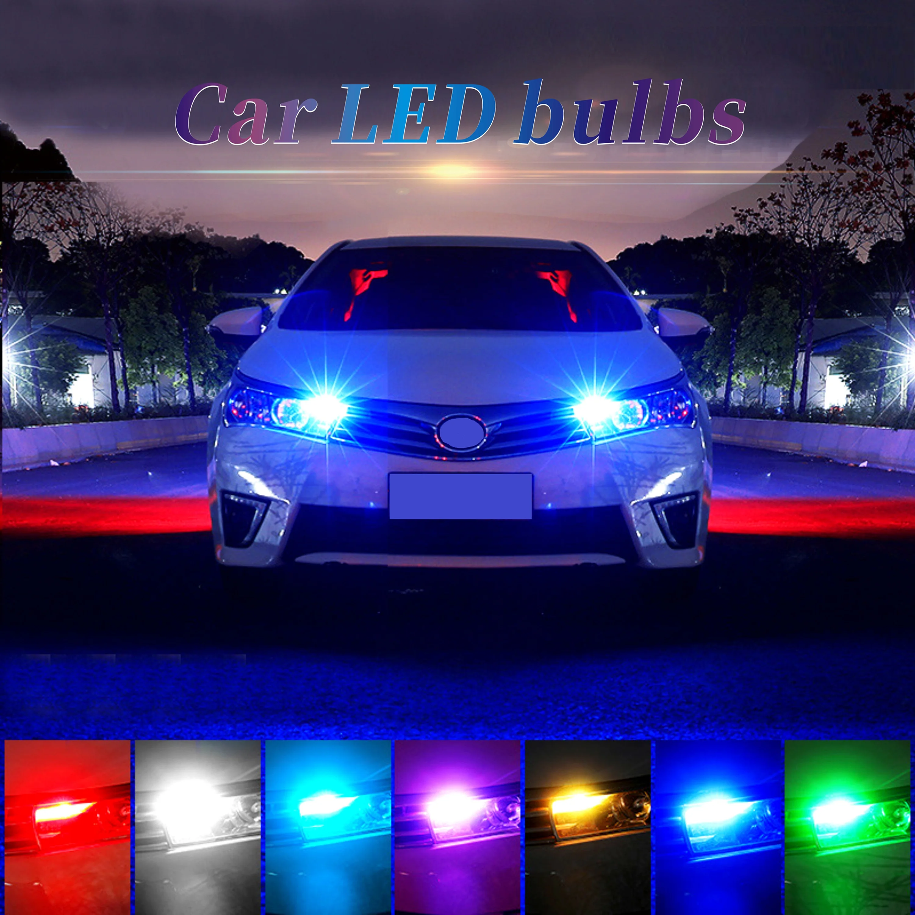 

GISAEV 1x Newest Led T10 Car Light COB Glass White Auto Automobiles License Plate Lamp Dome Read Bulb Style 12V