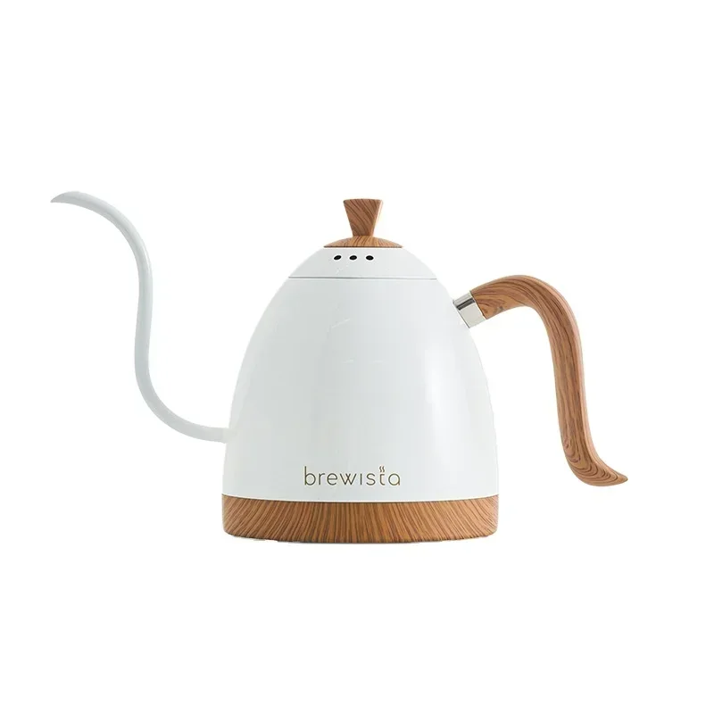 Brewista 1000ml 600ml Double Wall Intasting Gooseneck Stainless Steel Drip Over Coffee Electric Kettle