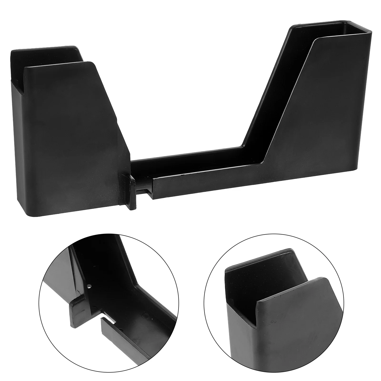 

Lottery Paper Storage Box Black Multifunctional Raffle Ticket Holder For Machine Tokens Movie Carnivals Events Organizer