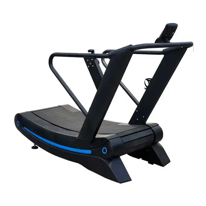 Non-motorized Unpowered Treadmill commercial Running Indoor Gym Fitness Machine manual Curved treadmill