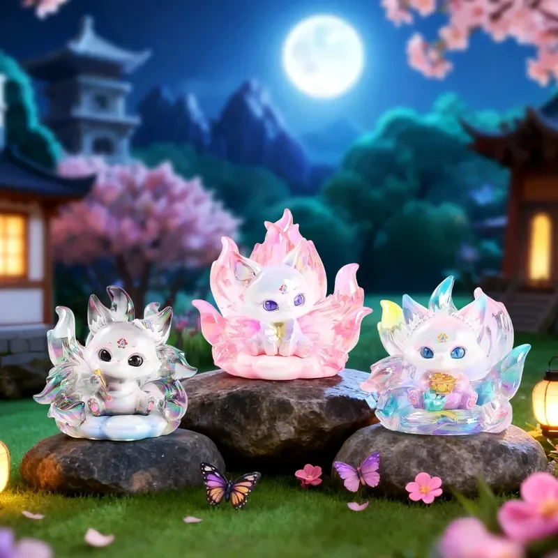 Neue Neun-Schwänzige Fuchs-Serie: Antike Poesie und Malerei Blind Box – Exquisites Spielzeug, Desktop-Ornamente, Mystery Box, Überraschungsgeschenk
