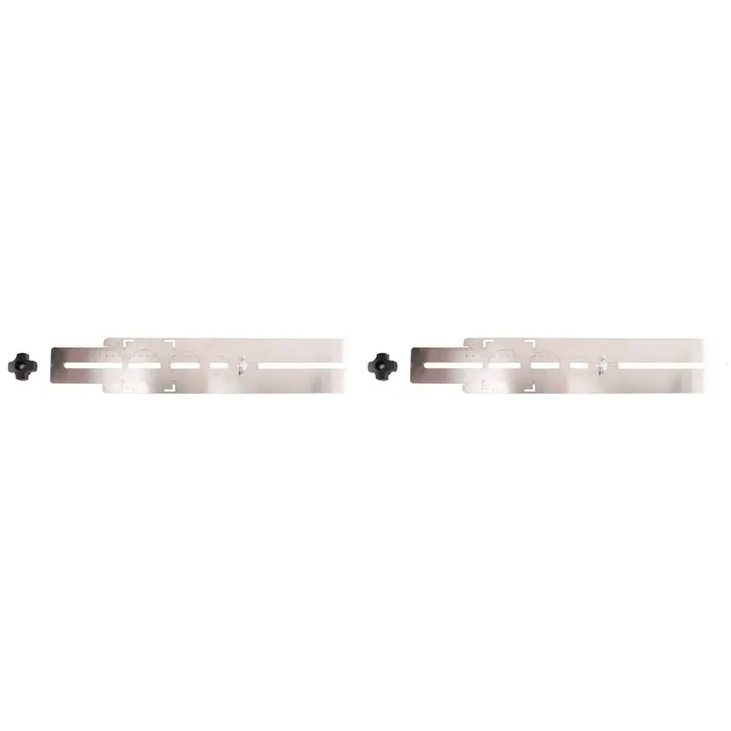 Classy-2X Multi-Functional Stainless Steel Tile Hole Locator Ruler 360 Degree Adjustable Punching Hand Measure Tools