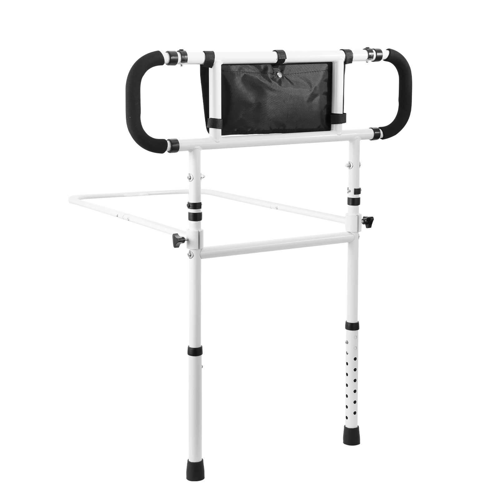 

Bed Rail for Elderly Adults Bed Assist Rails Adjustable Height Foldable Bedrails, Mobility Assist Support , Can Withstand 300Lb