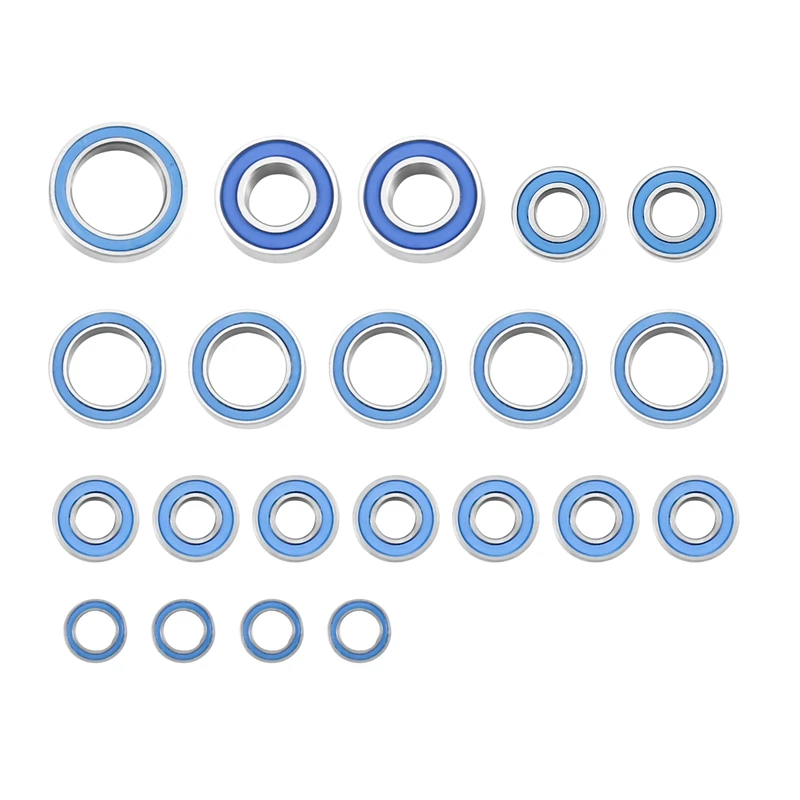 

21Pcs Sealed Bearing Kit for Traxxas Slash 4X4 VXL Rustler Stampede HQ727 Remo 1/10 RC Car Upgrade Parts Accessories