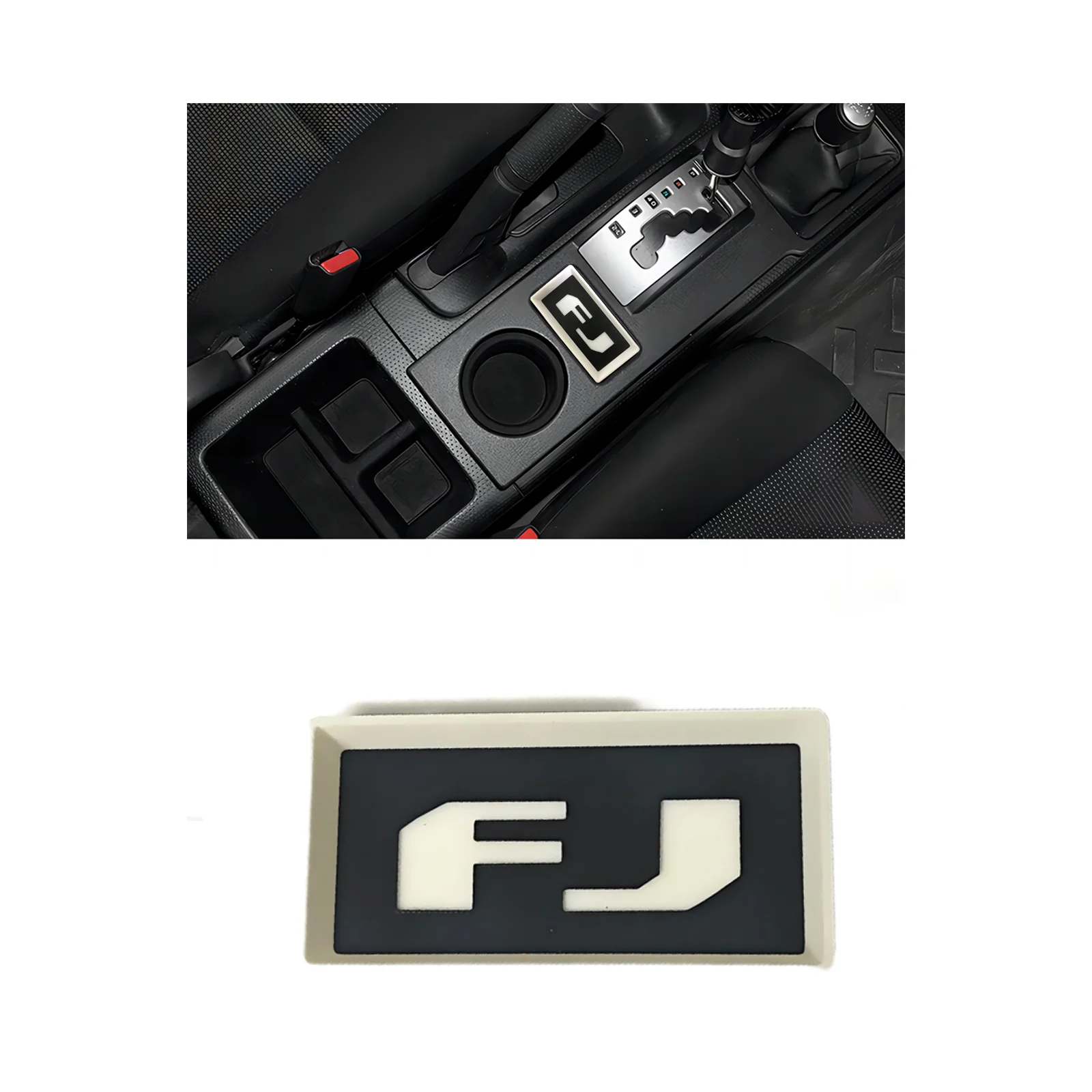 

Небольшой ящик для хранения на центральной консоли для Toyota FJ Cruiser 2007-2023, панель коробки передач, ящик для хранения из АБС-пластика, несколько вариантов цвета