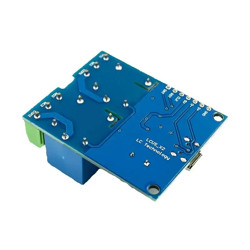 1PCS/piece LCUS-1 type computer serial port USB control relay module, LCUS-2 channel PLC intelligent control switch module