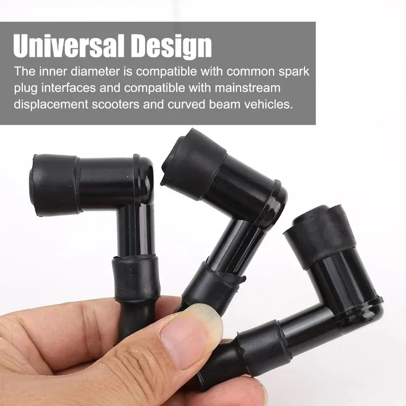 For Moped Scooter Dirt Bike Straddle Type Universal Motorcycle Cub Underbone Spare Motorcycle Parts Ignition Spark Plug Cap