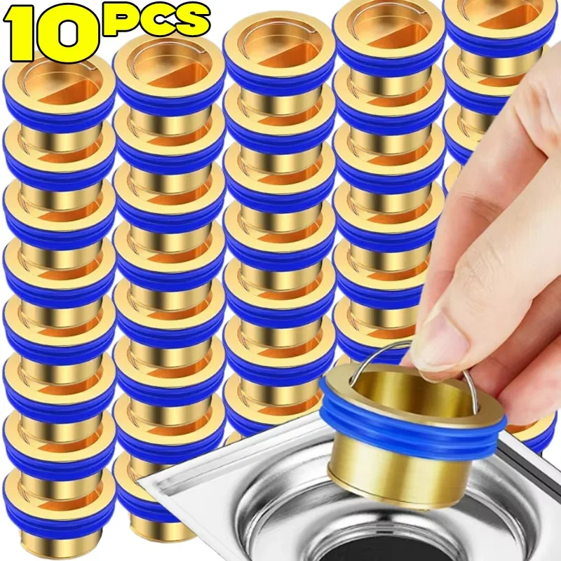 Toilet Shower Copper Floor Drain Core Anti Odor and Insect Repellent Device Springboard Self Sealing Core Bathroom Accessories