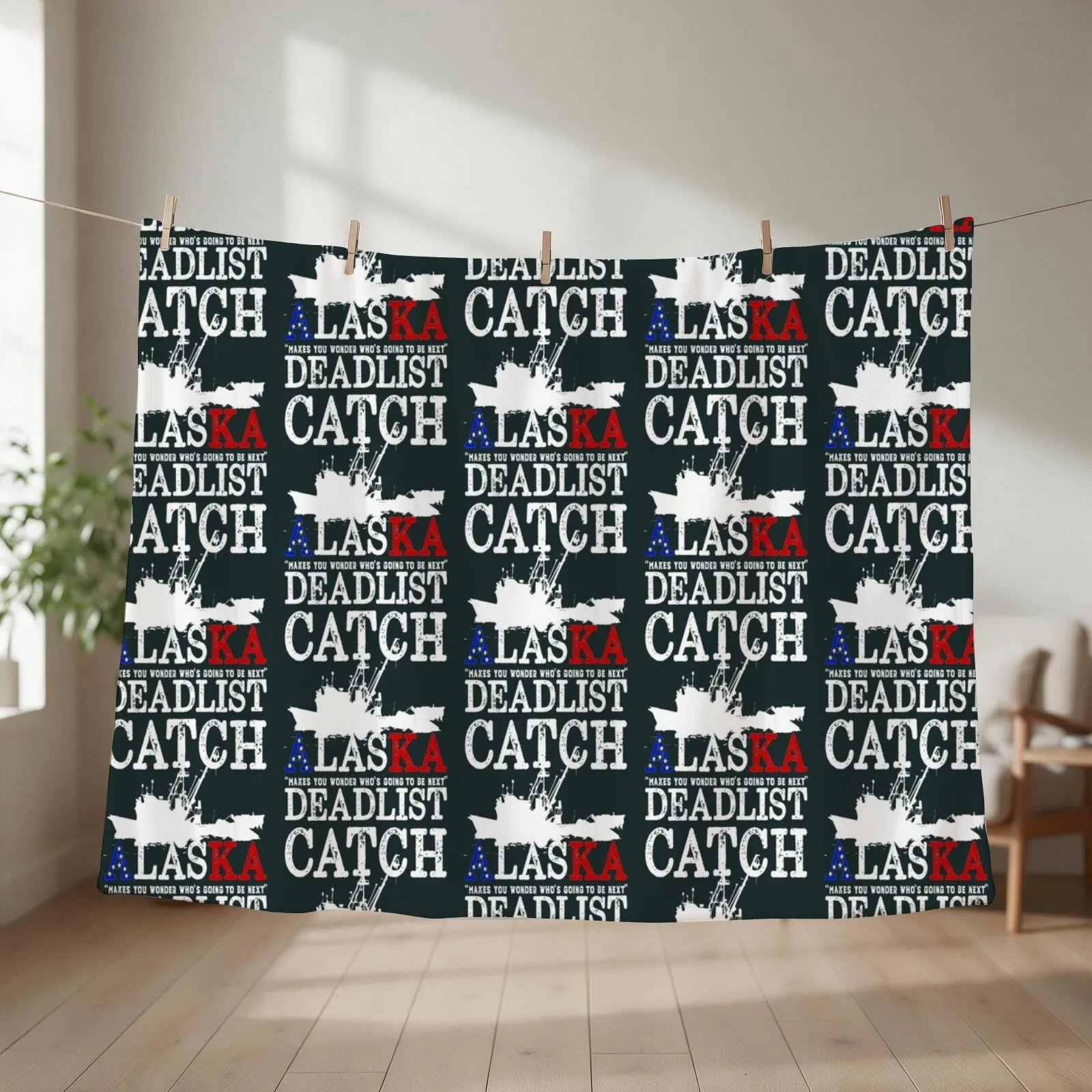 Deadliest Alaska Catch Classic Throw Blanket anime bed plaid Soft Big Thin Blankets