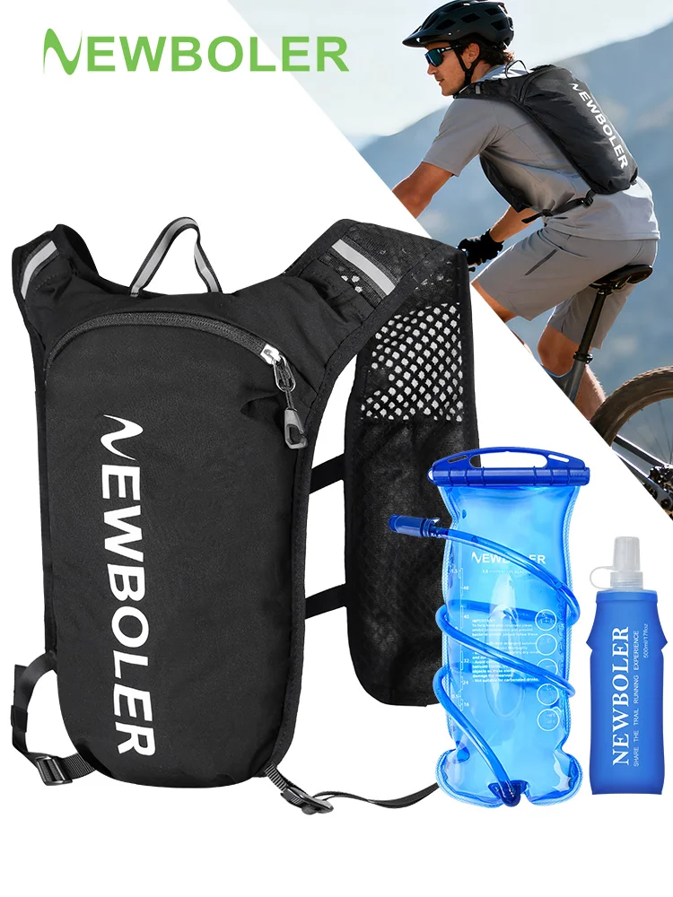 AliExpress NEWBOLER Trail Running Backpack Ultra Lightweight Hydration Vest Breathable Functional Pack for Marathon Cycling Hiking