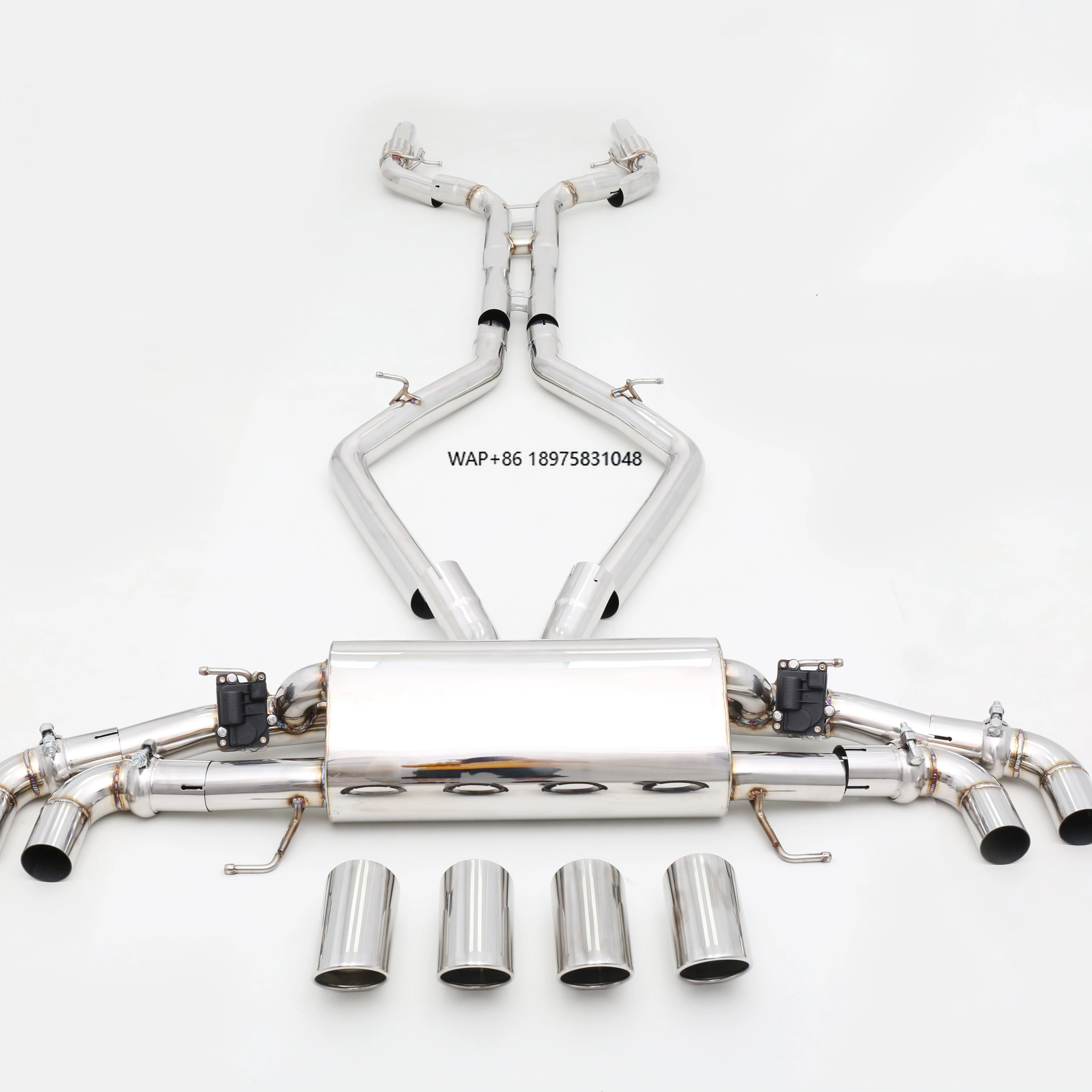 

Premium 304 Stainless Steel/Titanium Valved Exhaust System for GTAM 2.9T F154CD Custom Designed Exhaust Pipes