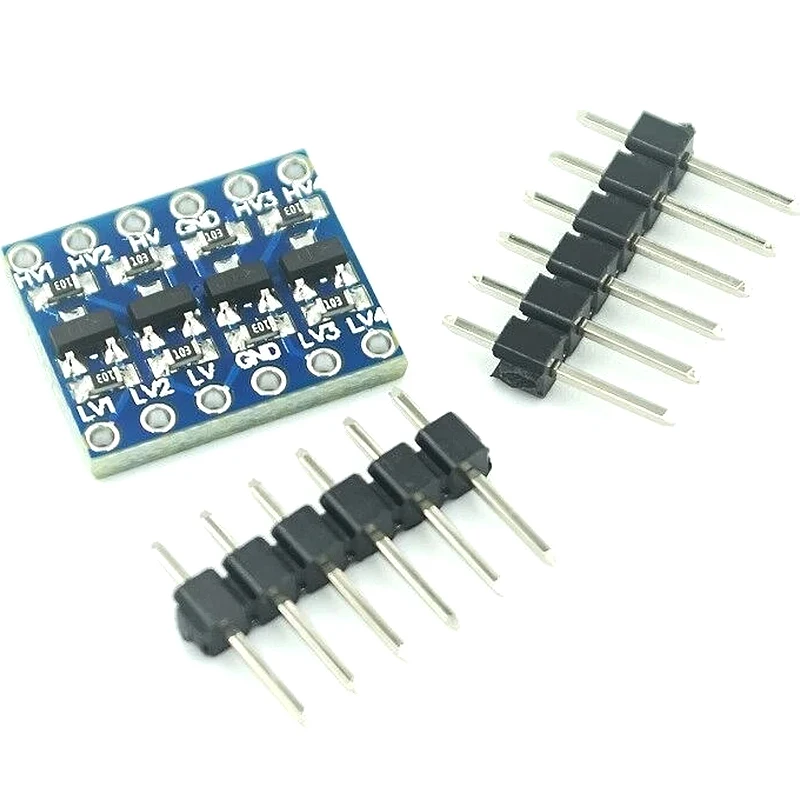 10pcs 4 channel IIC I2C Logic Level Converter Bi-Directional Module 5V to 3.3V