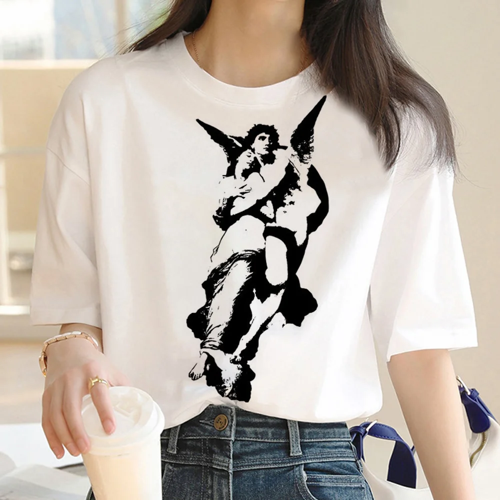 

Y2K Print top women designer tshirt girl manga funny anime clothes