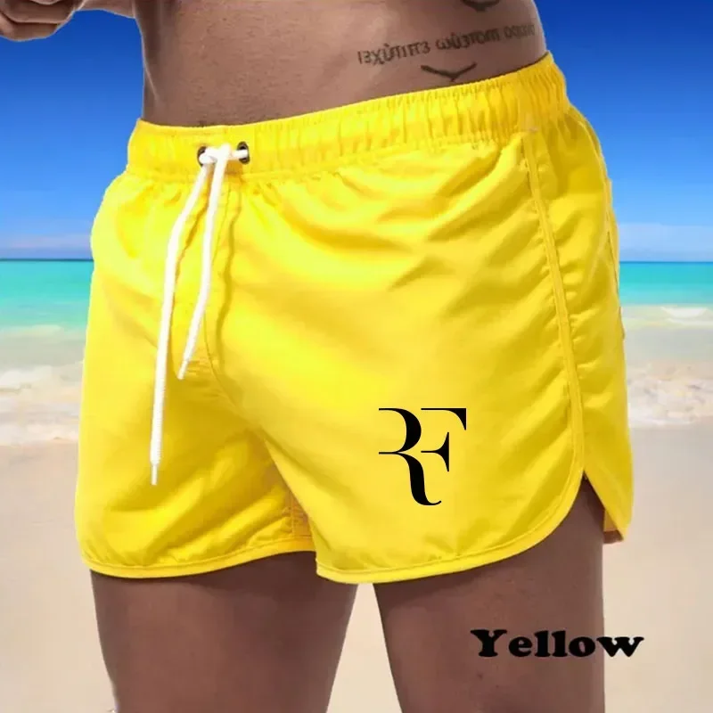 Summer Shorts For Men Summer Men\'s Pattern Printed Swimwear Shorts Sexy Swim Trunks Men Swimsuit Low Waist Breathable Beach Wear