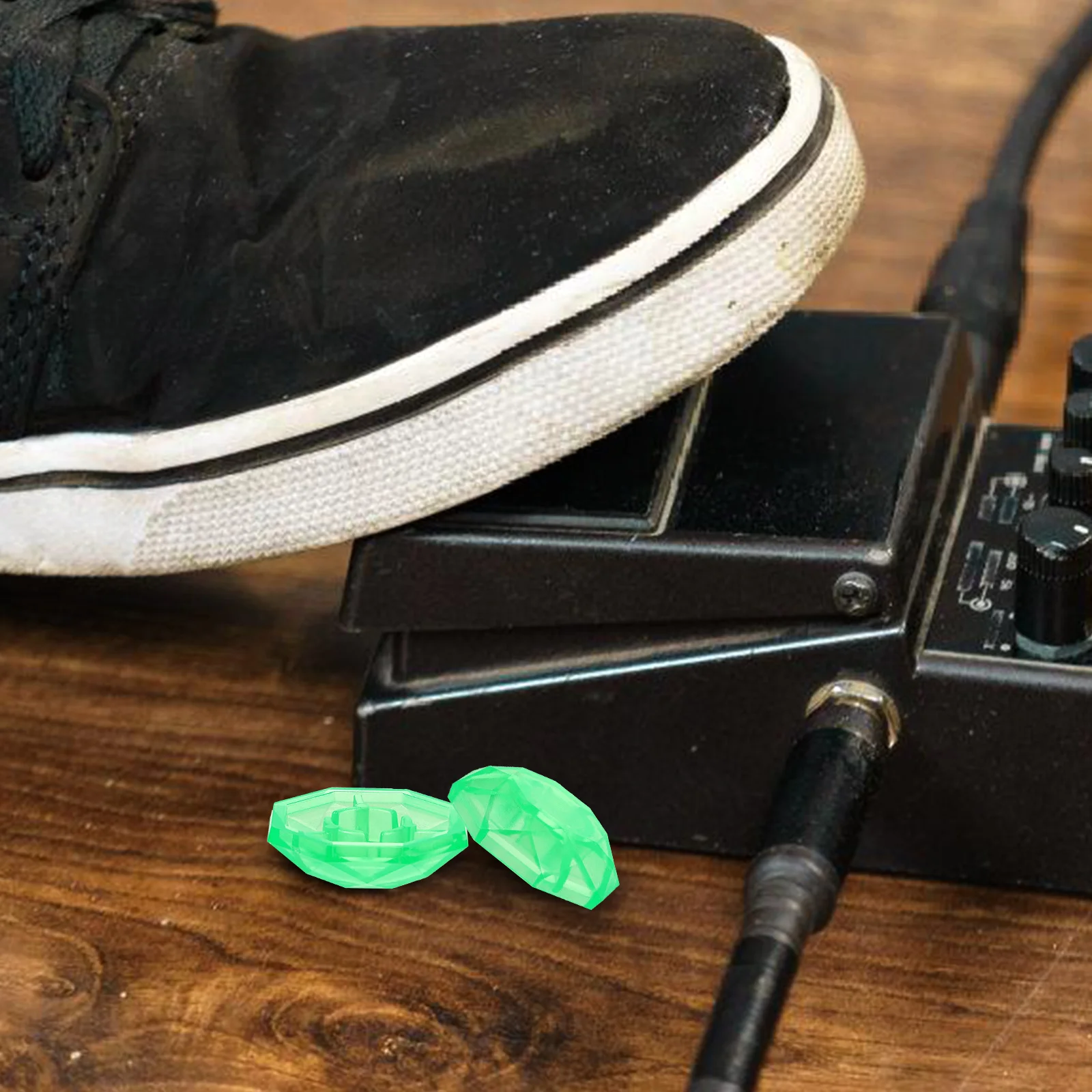

5pcs Effect Pedal Foot Cap Fluorescent 10Mm Color Pins Durable Plastic Easy Install Guitar Effects Accessories Instrument Parts