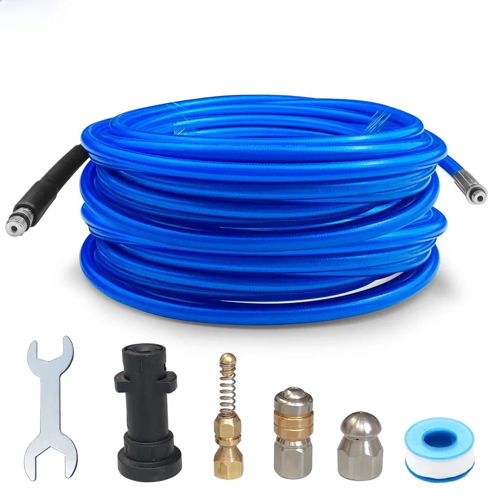 For Tight Spaces As Shown Pvc Cleaning Hose Extended Reach Washing Hose Front And Rear Spray Wear Resistant Design