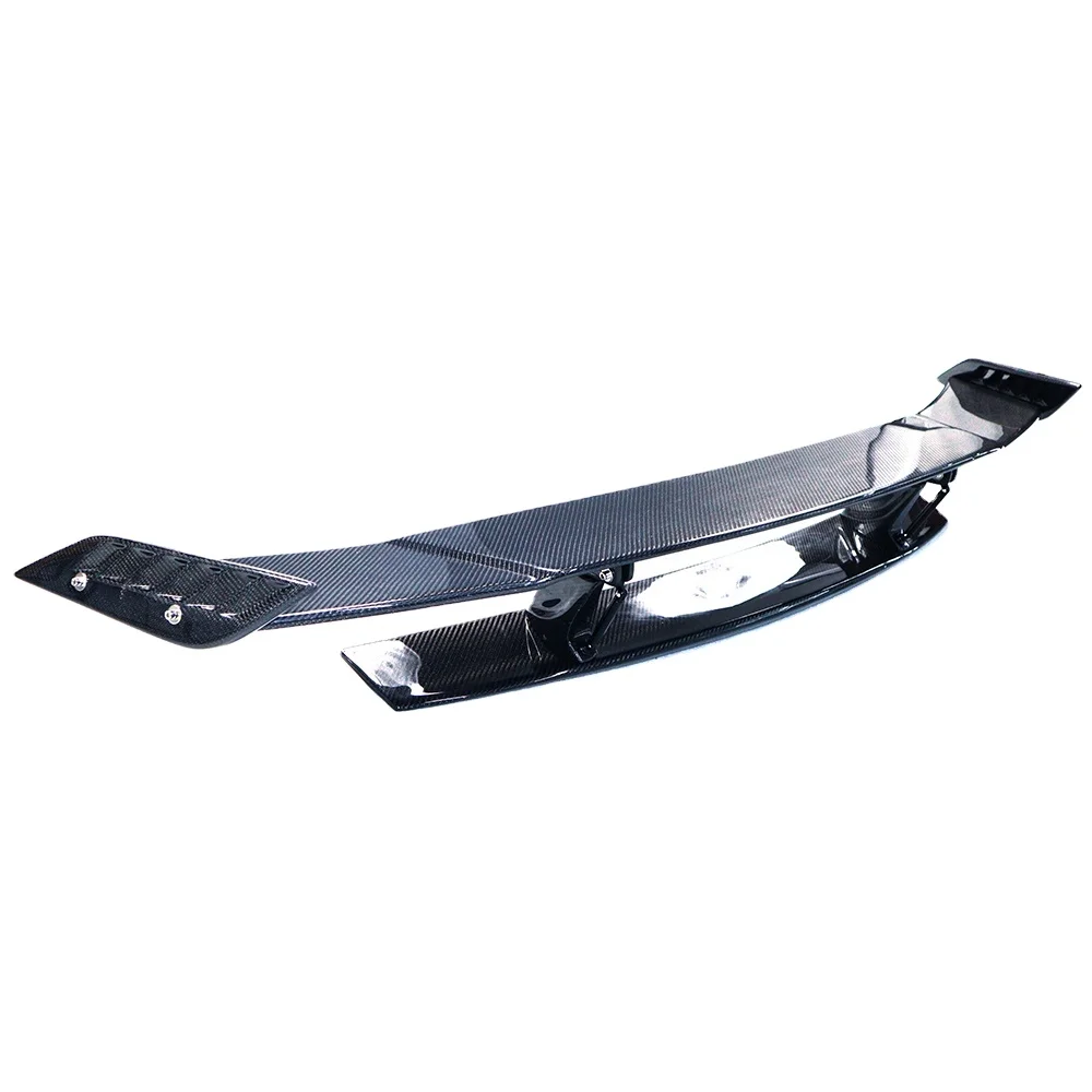 

For Rear Bumper Carbon Fiber Double Deck Spoiler Wing For Mercedes Benz AMG GT Coupe 16-19