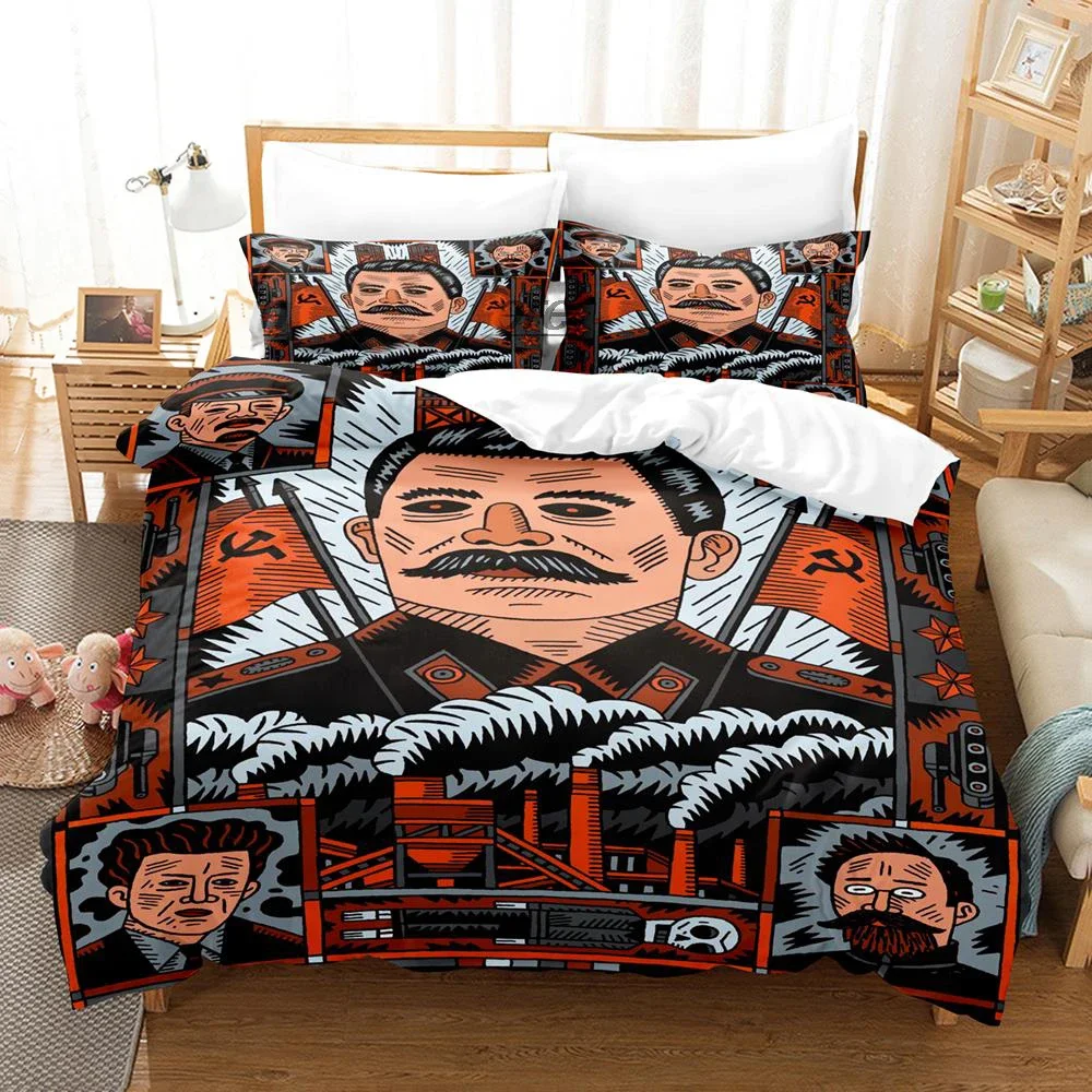

2024 Portrait Bedding Set Duvet Cover for Boys Bedroom Queen King Size Aldult Duvet Cover Bed Set Quilt Cover Pillowcase