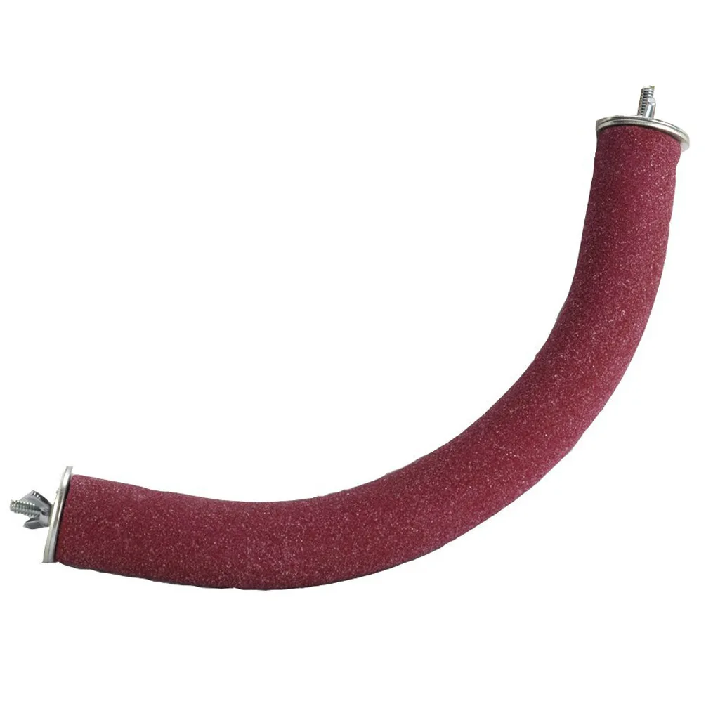 Parrot Sanding Stick Toy Bird Claw Grinding Stick Standing Bar Curved Corner Bird Cage90Degree U Modeling Clay Stick