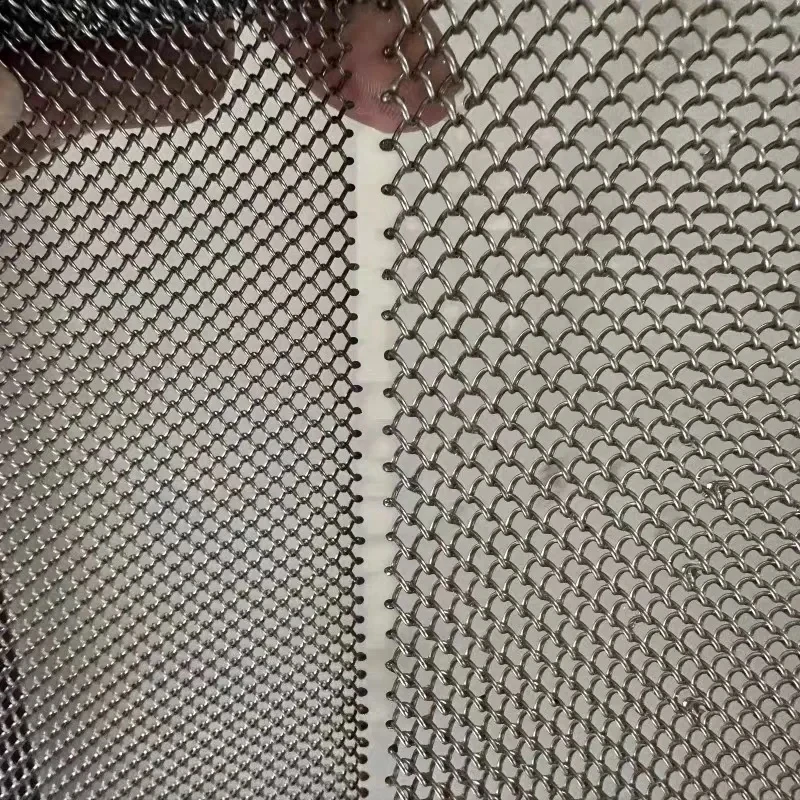 custom.Modern Stainless Steel Plain Chain Link Mesh Waterfall Wall Decoration Movable Curtain Bending Indoor Screens R