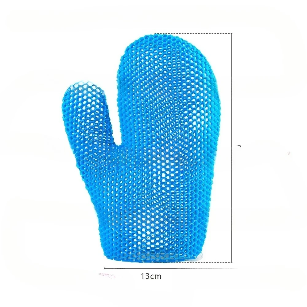 Outdoor TPU Honeycomb Cleaning Bath Gloves, Exfoliating Bath, Bath Rubbing, Back Towel, Makeup Remover Finger Cover
