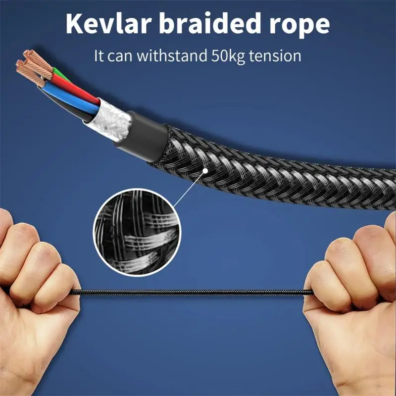 2 In 1 USB C OTG Cable Adapter Type C Male To USB C Female Charging Port 60W PD Fast Charging With USB Splitter Adapter