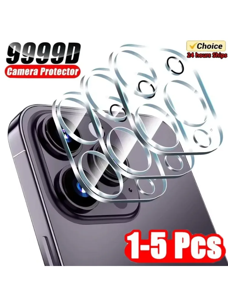 Volledige dekking beschermglas 1-5 stuks voor iPhone 15 11 12 13 Pro XS Max camerabeschermer voor iPhone 11ProMax 12 13 Mini 14 Pro Max - afbeelding 2