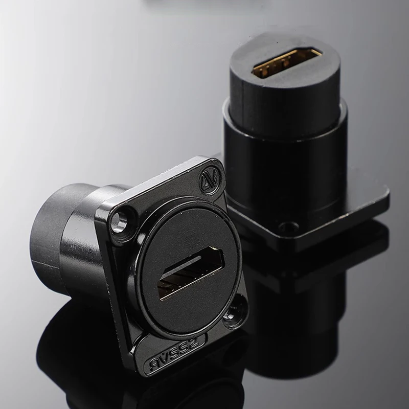 D-type HDMI Two-way Module Adapter, High-definition Audio And Video Interface Signal, HDMI Female To Female Panel Socket - view 3