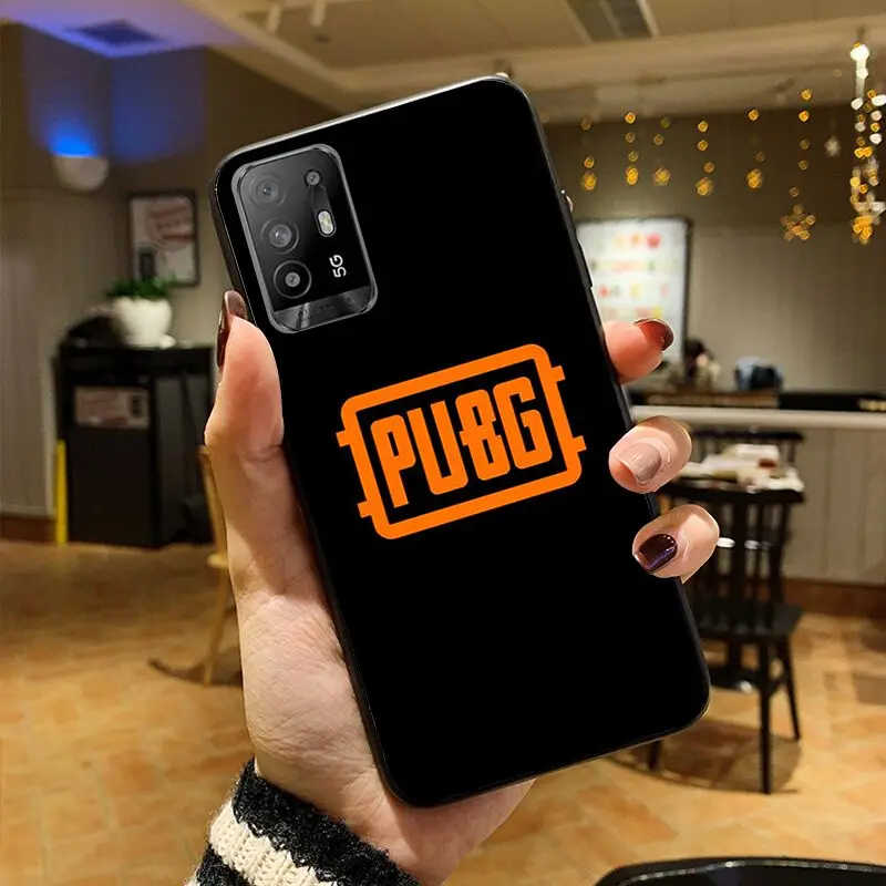 Funda Pubg Soft shell Telefon abdeckung für Oppo A74 A94 4G A9 A5 A53 A73 A57 A76 A96 4G A54 A78 A95 A98 A72 5G Hüllen Coque