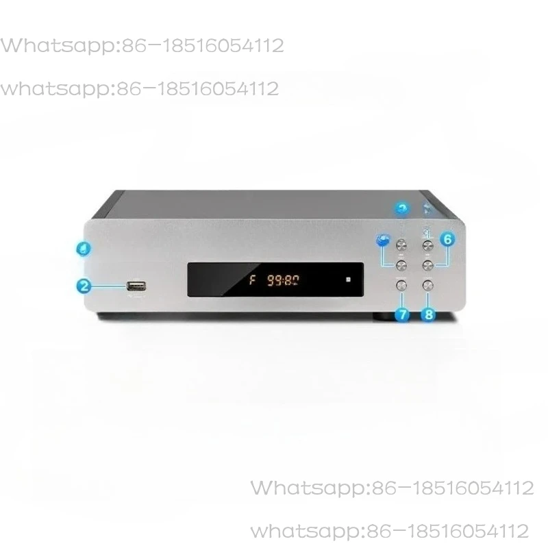 Top Home Fever DVD/CD Player HD DVD/EVD Player Dolby 5.1 Channel USB Direct Reading Audio Video Player Digital Fiber Coaxial