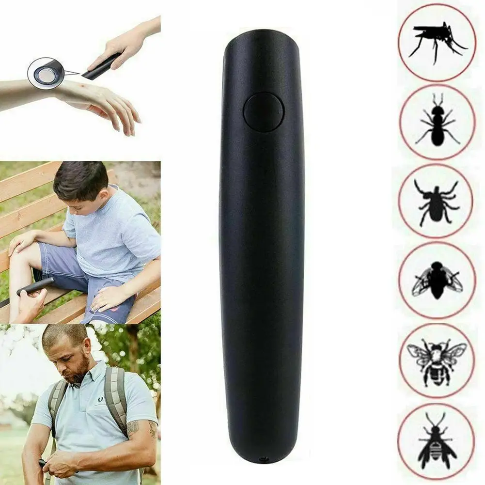 Caneta de mordida de mosquito eletrônico para adultos e crianças, alívio de insetos, anti-coceira, coceira física, caneta Stop, 1pc