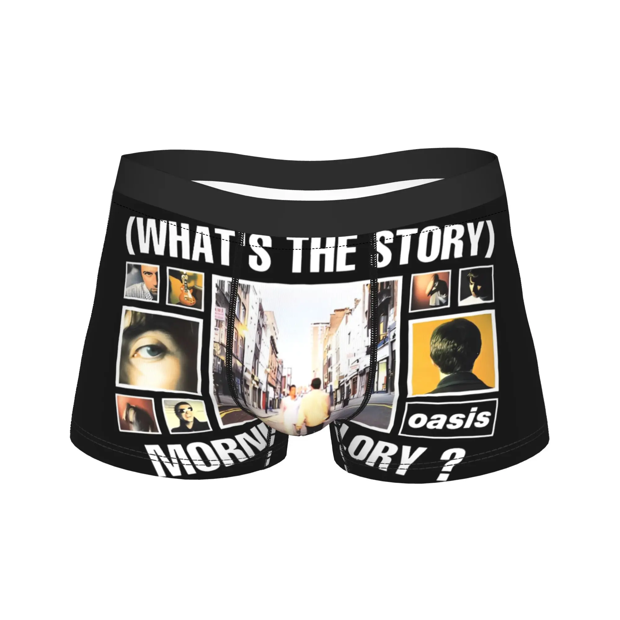 

Мужское нижнее белье Oasis Band, удобные трусы-боксеры с принтом, горячая распродажа, трусы-боксеры больших размеров