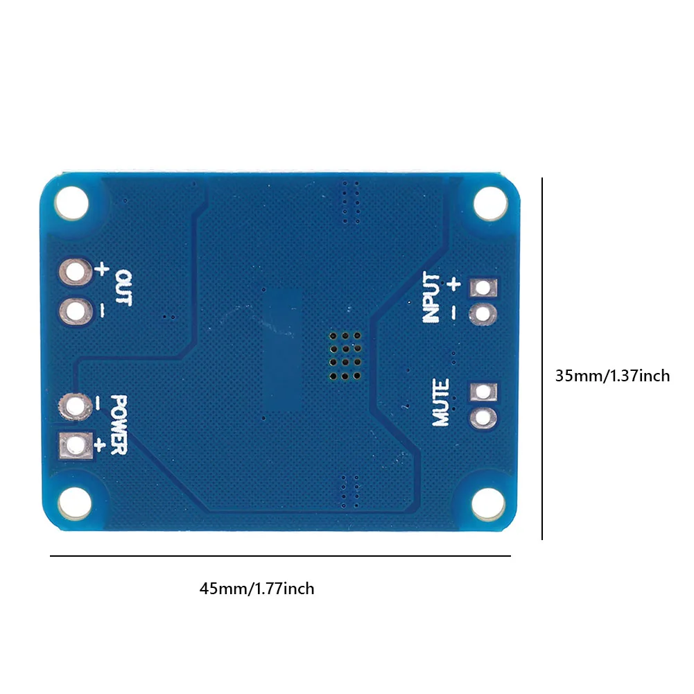 PBTL Mini Power ขยายวงจร TPA3118 เครื่องขยายเสียงดิจิตอล Mono Channel 1x60W DC8-24V สําหรับ 4-8 โอห์มลําโพง