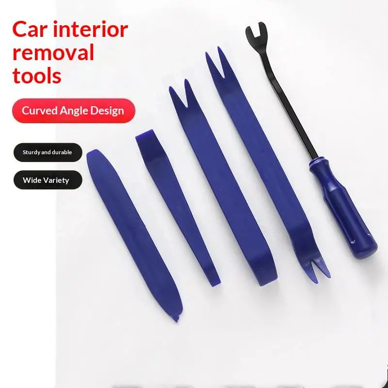 6Pcs Car Trim Removal Tool Set Scratch Free Nylon Auto Pry Kit for Interior Modification Radio Panel Disassembly Repair