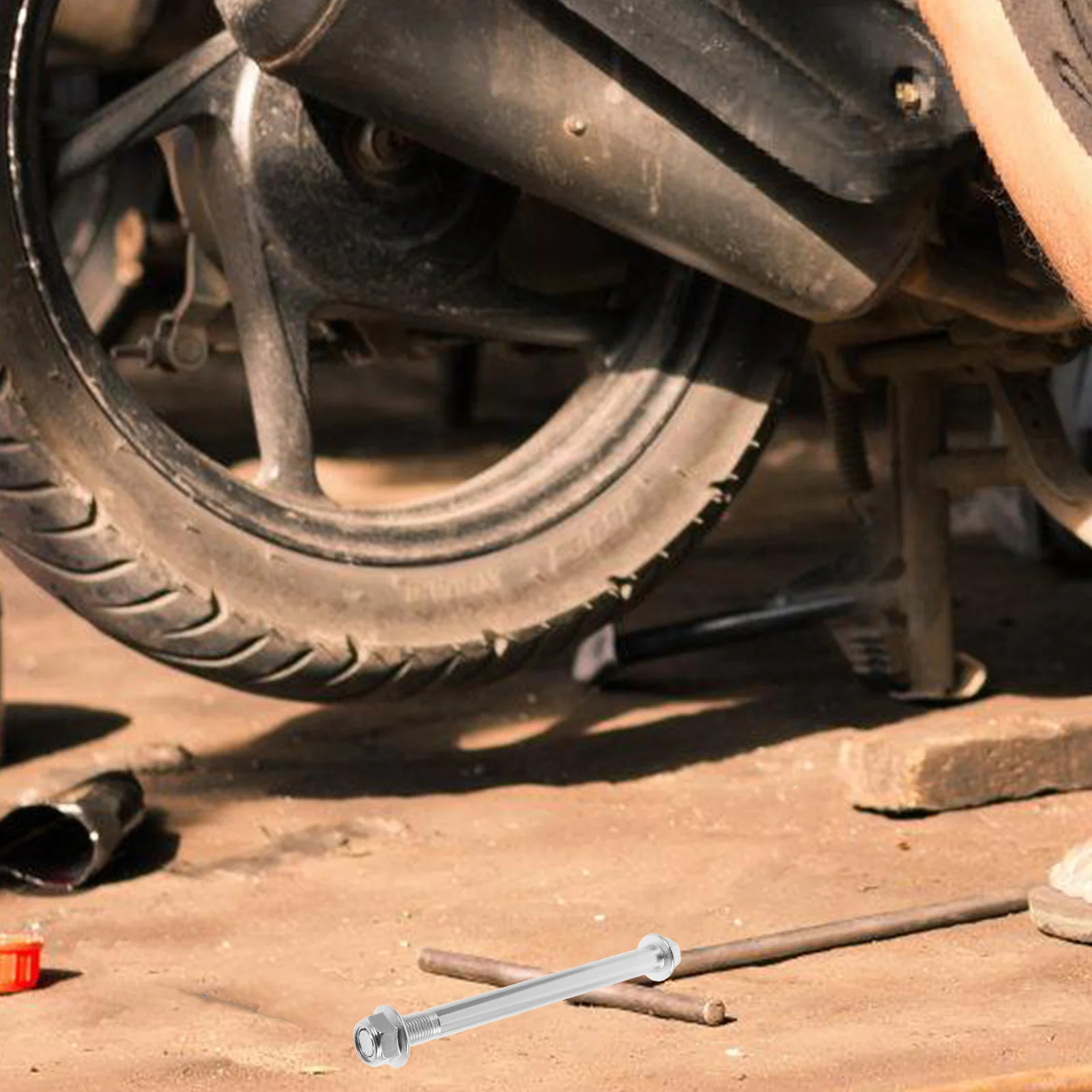 

Motorcycle Rear Wheel Front Axle Kit Bolts For Metal Bike Atv Wheel Axle Replacement Durable Precision Engineered Chassis