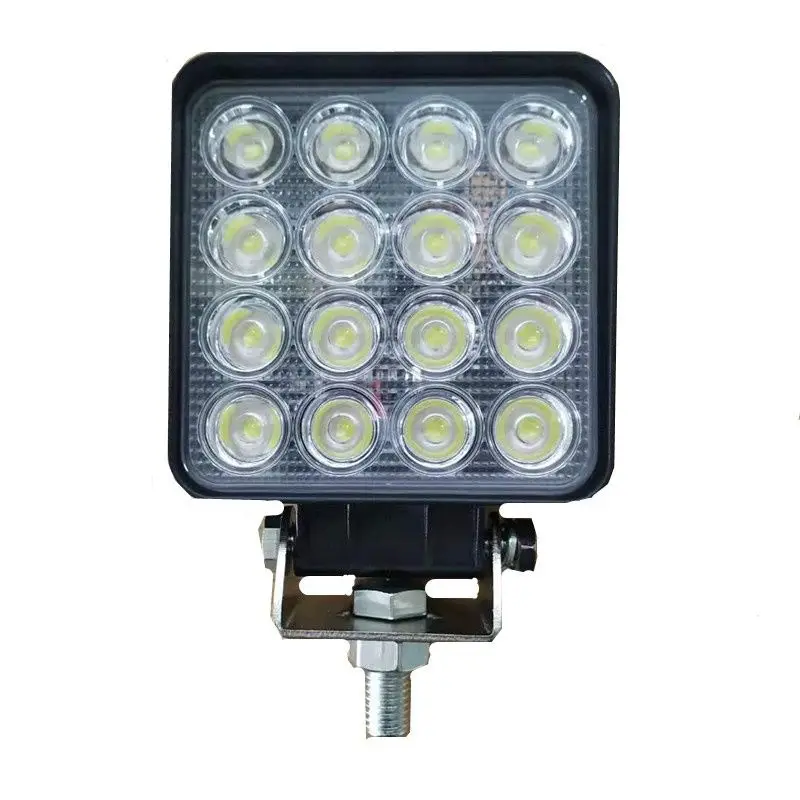 Luz de brazo de 16LED para excavadora, foco General de vehículo de construcción superbrillante, luz de cargador de carretilla elevadora de 12V-80Volt
