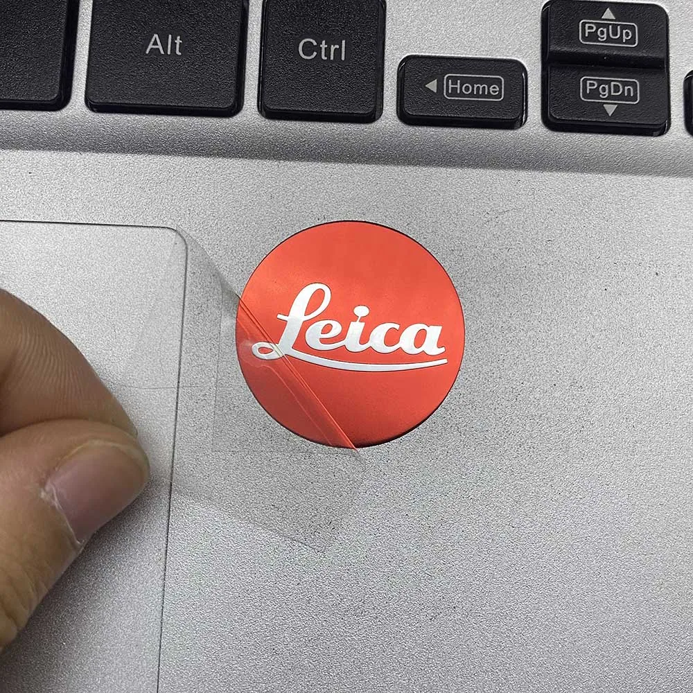 

Логотип Leica, красная маркировка, декоративная персонализированная металлическая наклейка для мобильной камеры, одинарная рефлекторная крышка объектива, аксессуары для телефонов